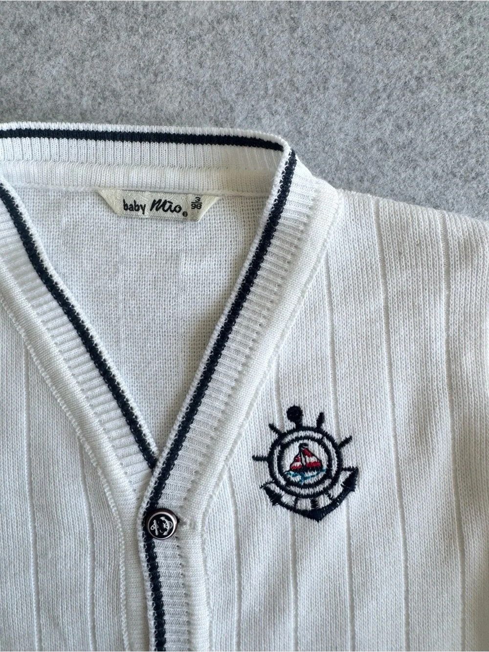 Baby Mio Vintage Nautical Themed Cardigan Size 3